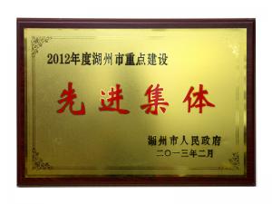 2012年度市重點(diǎn)建設先進(jìn)集體